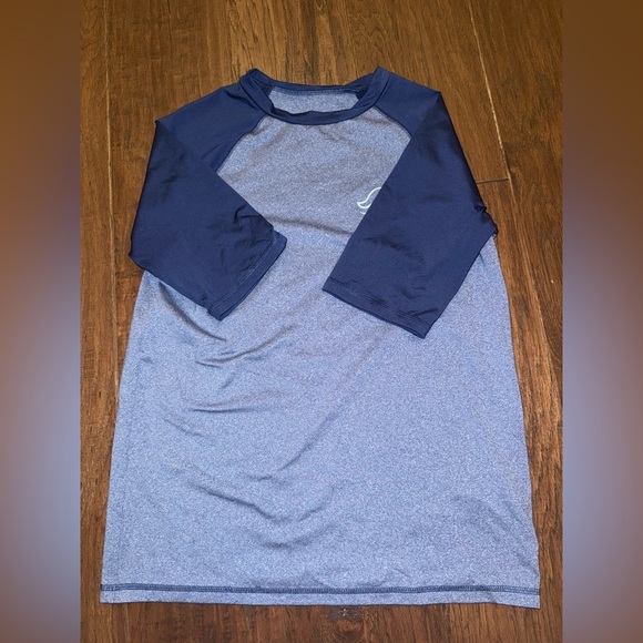 WaveRider Kids Swim Shirt - Blue - Picture 3 of 4